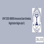 GPAT 2025 NBEMS Announces Exam Schedule Registration Begins April 1